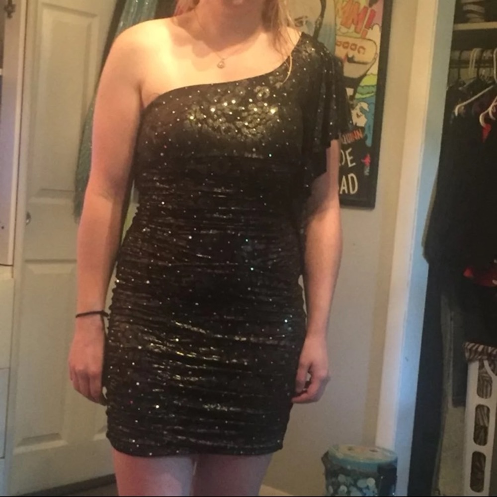 black dress